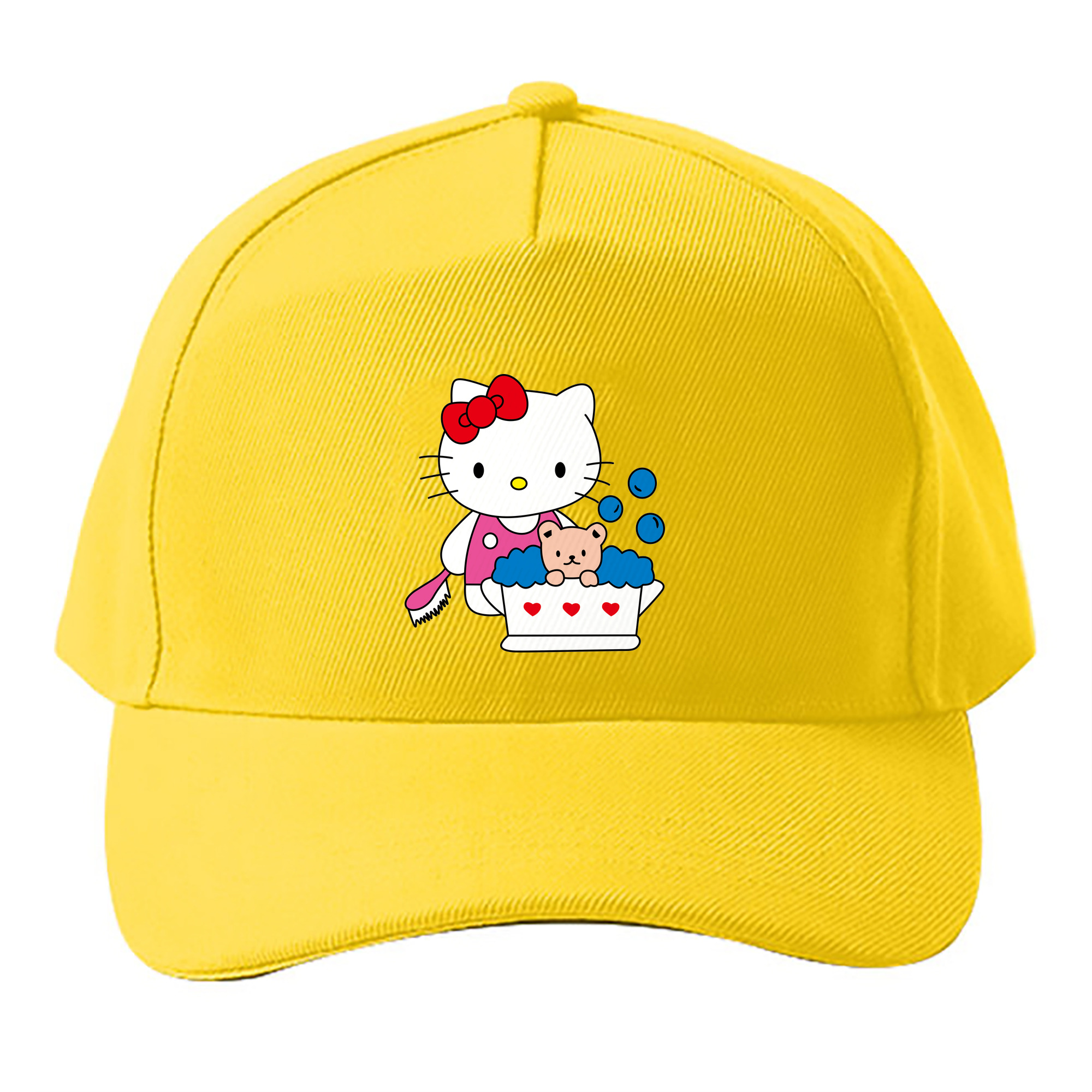 （画像用） Hello Kitty ハローキティ ベースボールキャップ 綿100％ 男女兼用 帽子 スポーツ